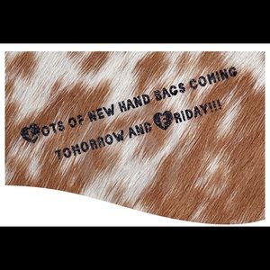 New handbags in this week. Myra, Montana & more